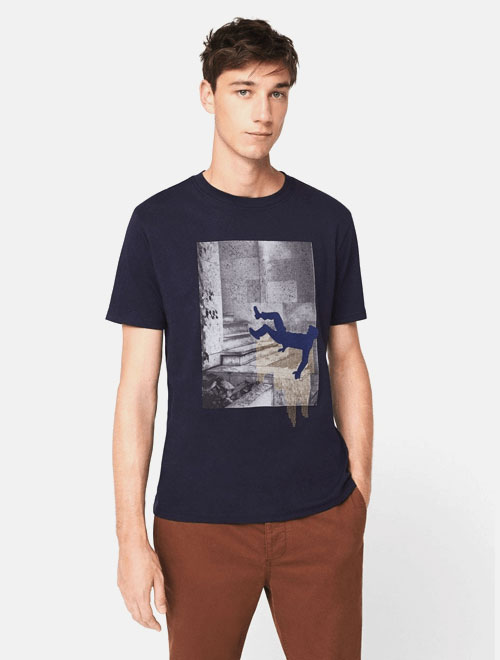 Oak hand burned round with detail - Image 3