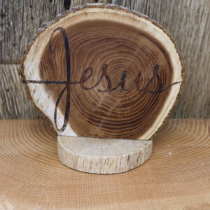 White Mulberry wood round decor