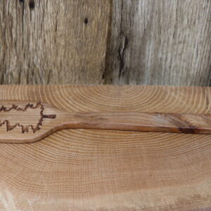 Cherry Wood Spatula with graphic