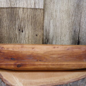 Cherrywood rectangular bowl