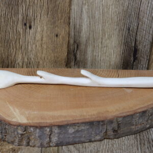 Basswood rounded handle hand carved