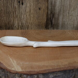 Basswood "stick" detailed spoon