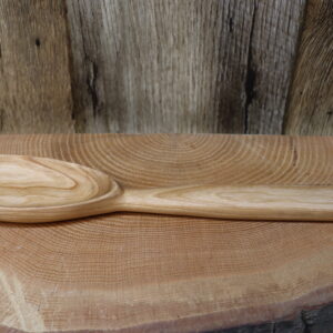 Cherry hand carved spoon